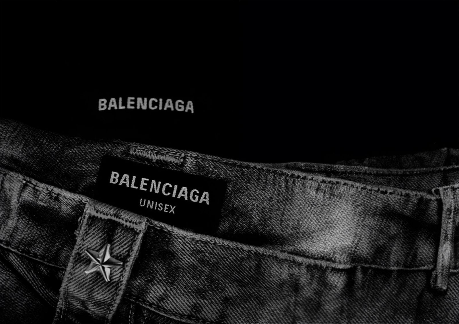 Balenciaga 13th District capsule collection by Camilla Caccialanza, denim visual
