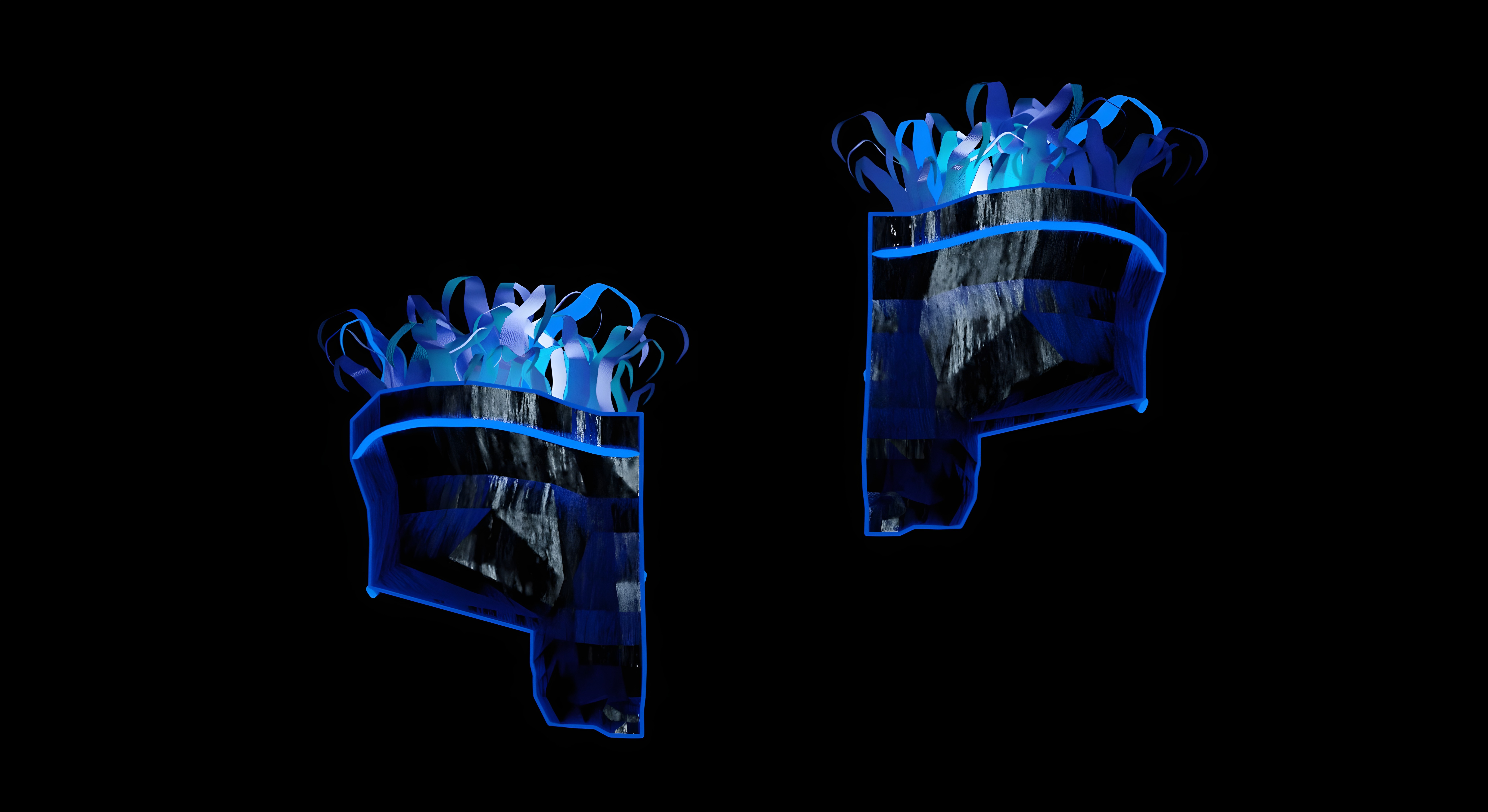 Mirror Mask 3D model made in Blender by Camilla Caccialanza